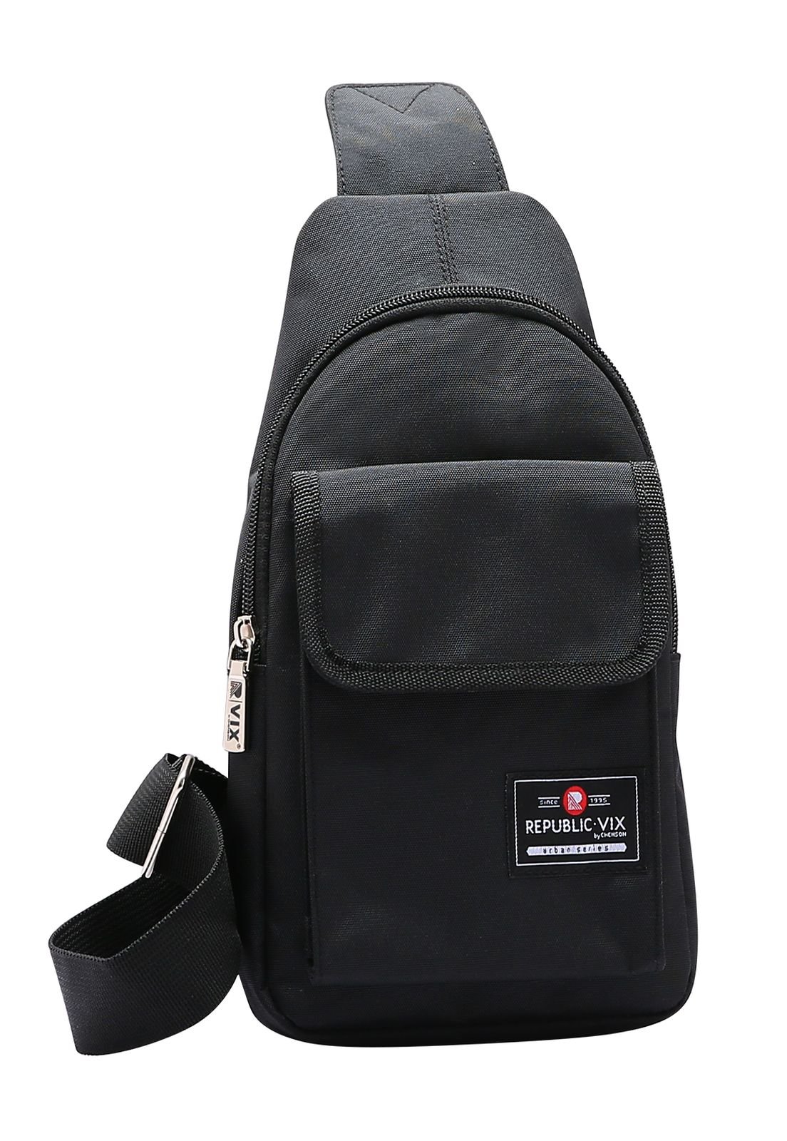 Mochila Transversal Slim Compacta Viagem Republic Vix