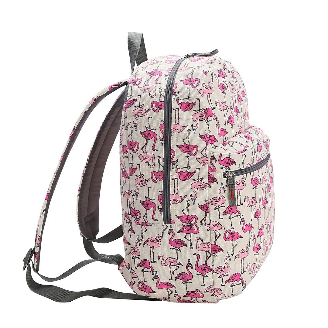 Mochila Juvenil Teen Escolar Casual Espaçosa Resistente 16.5" 21L Bege 2