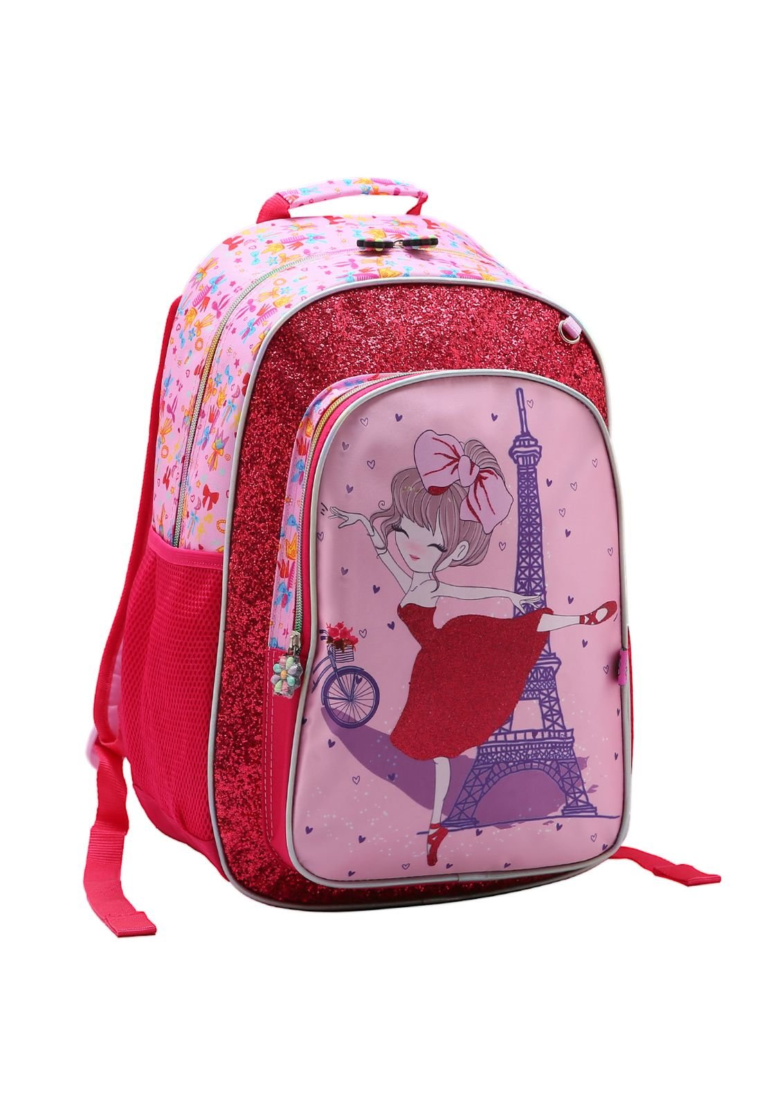 Mochila Menina Rosa Infantil Republic Vix