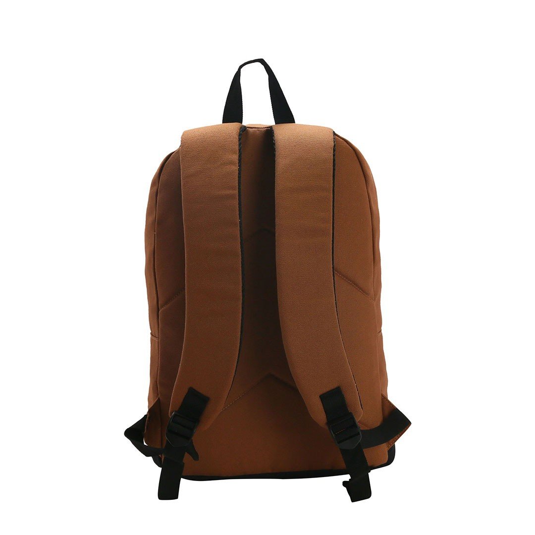 Mochila Juvenil Escolar Casual Espaçosa Resistente 17" 24L Marrom 3