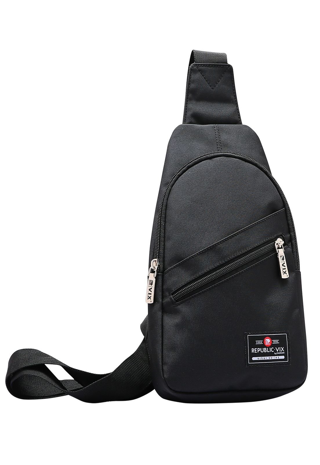 Mochila Transversal Slim Compacta Viagem Republic