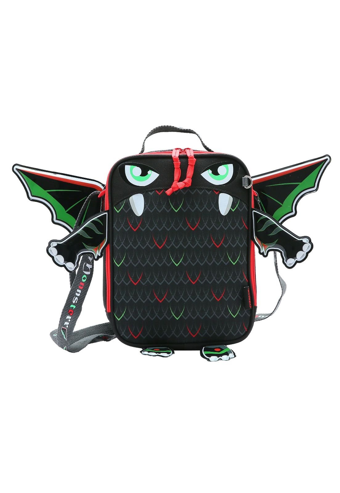 Necessaire Monster Menino Preto Infantil Republic Vix