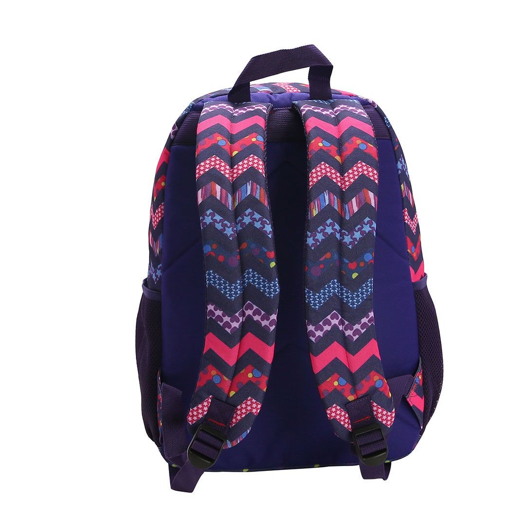 Mochila Juvenil Teen Escolar Casual Espaçosa Resistente 17" 21L Roxo 3