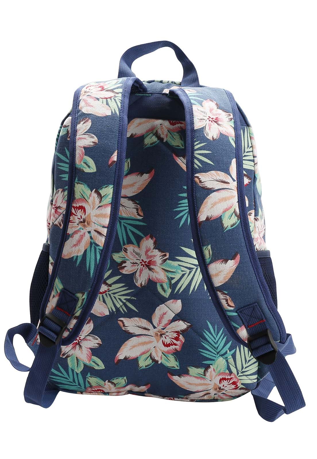 Mochila Juvenil Teen Escolar Casual Espaçosa Resistente 18" 20L Azul 3