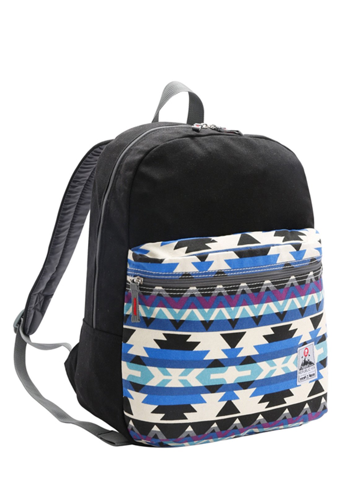 Mochila Juvenil Teen Escolar Casual Espaçosa Resistente 16.5" 21L Azul 2