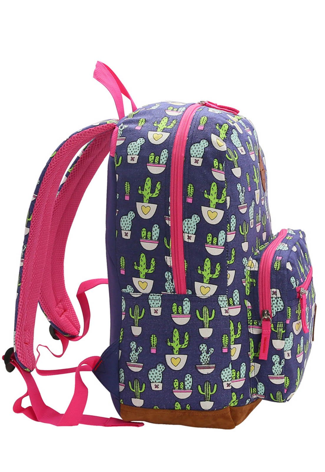 Mochila Juvenil Teen Escolar Casual Espaçosa Resistente 17.5" 19L Azul 2
