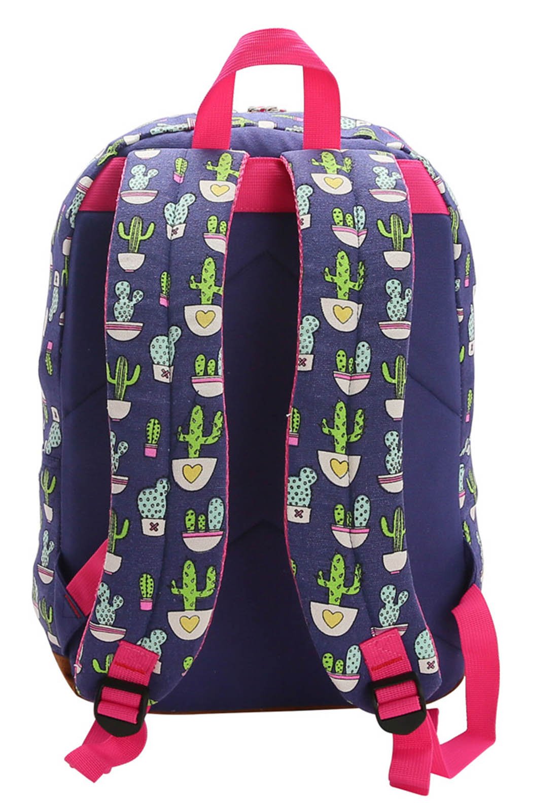 Mochila Juvenil Teen Escolar Casual Espaçosa Resistente 17.5" 19L Azul 3