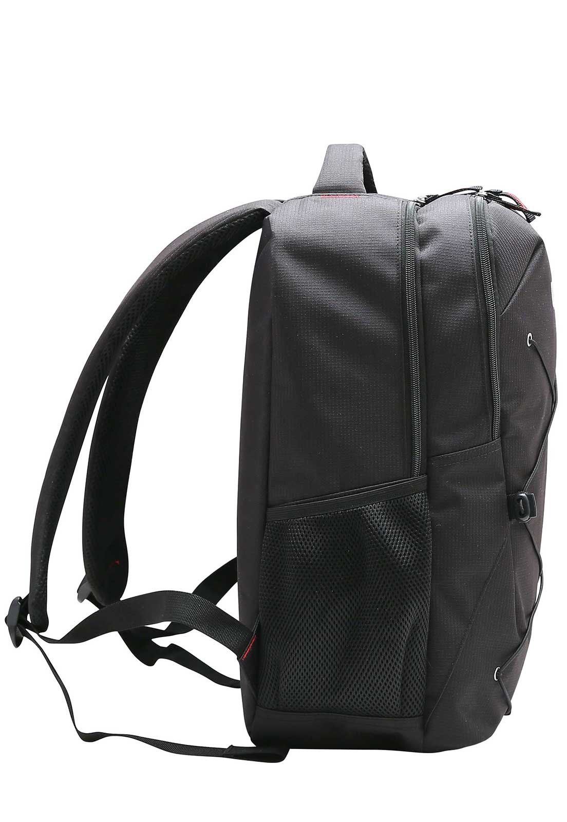 Mochila Executiva para Notebook Impermeável Saida Fone Preto 2
