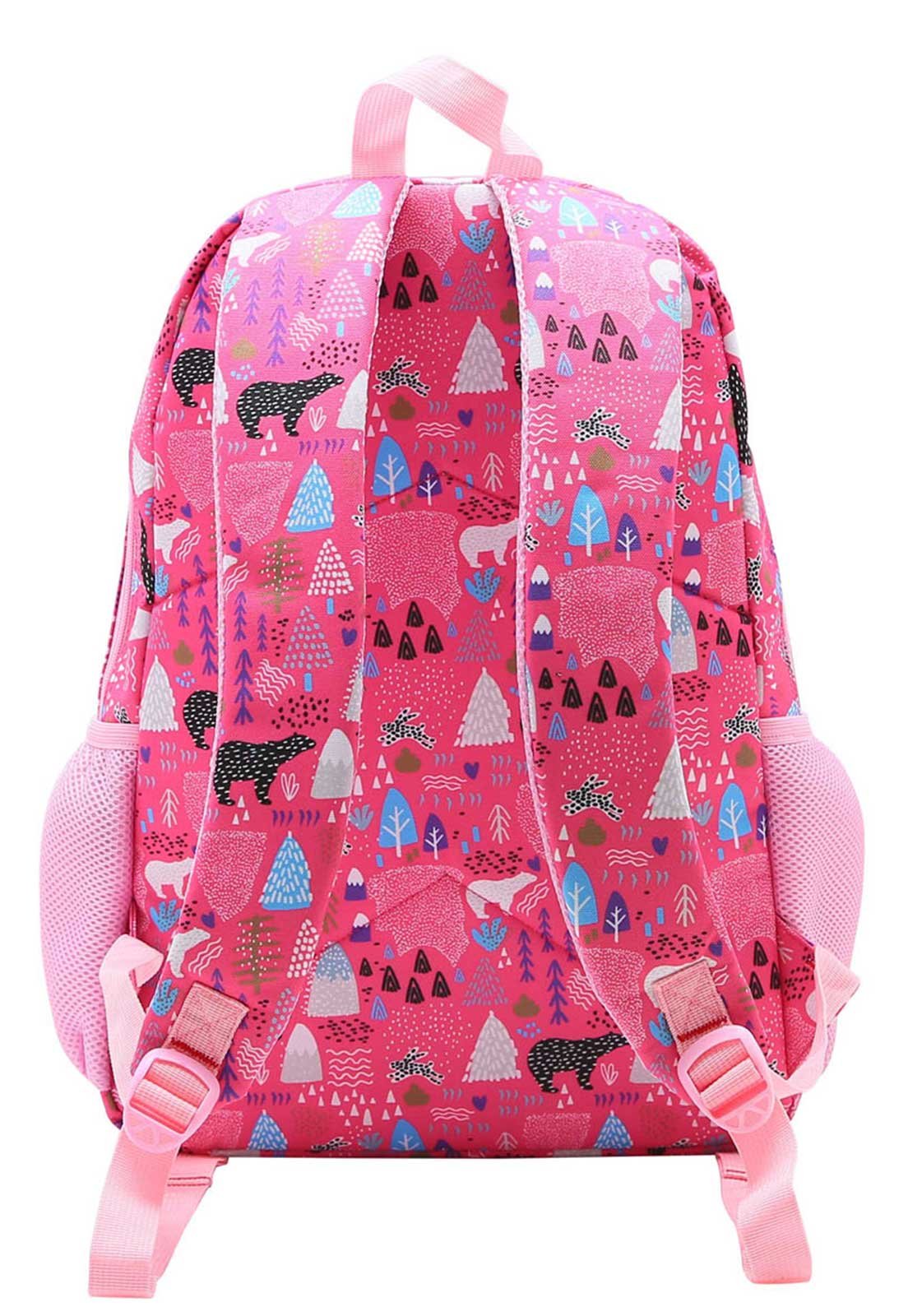 Mochila  Escolar Juvenil Rosa 3