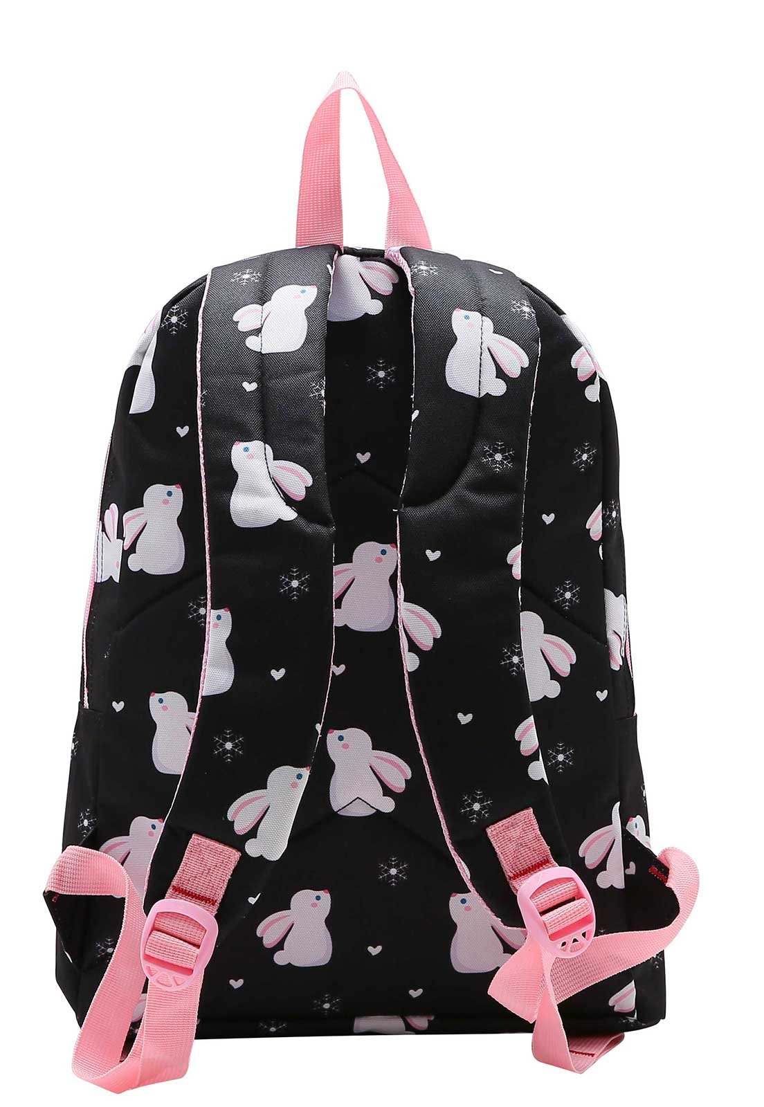 Mochila  Escolar Juvenil Preto 3