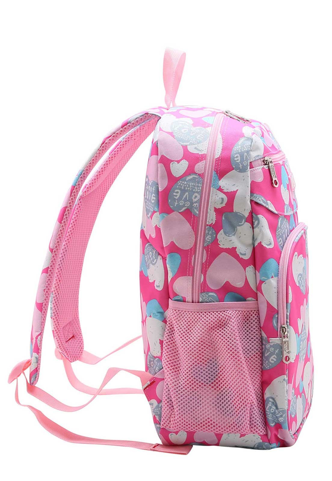 Mochila  Escolar Juvenil Rosa 2