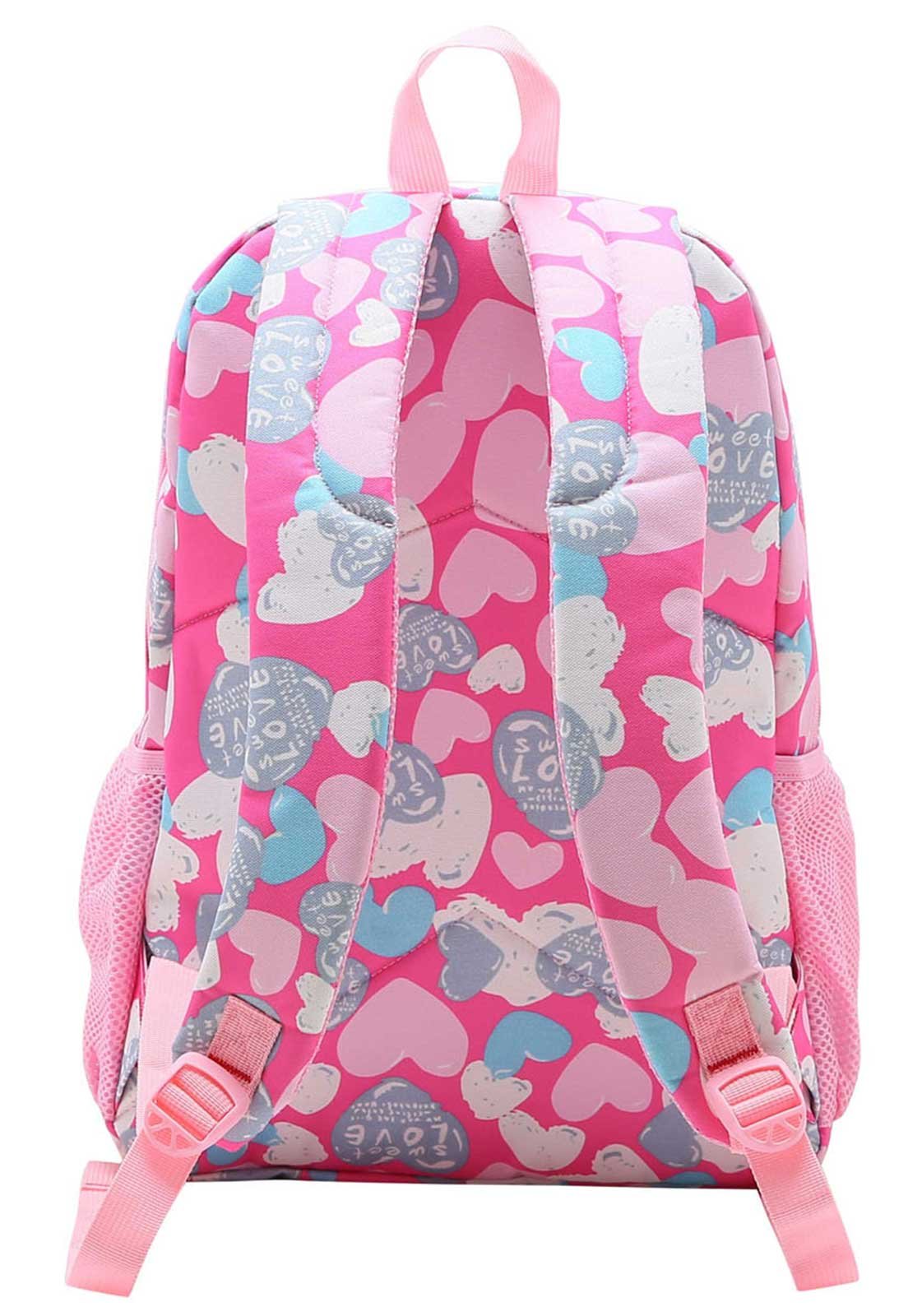 Mochila  Escolar Juvenil Rosa 3