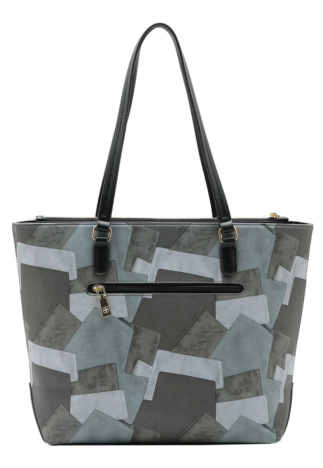 Bolsa Feminina Chenson Boho Patchwork Preto 3