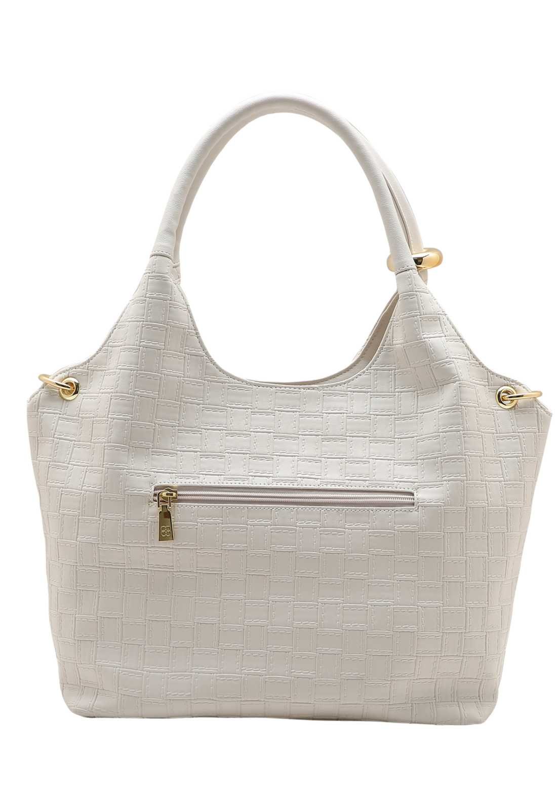 Bolsa Feminina Chenson Minimalista Branco 3
