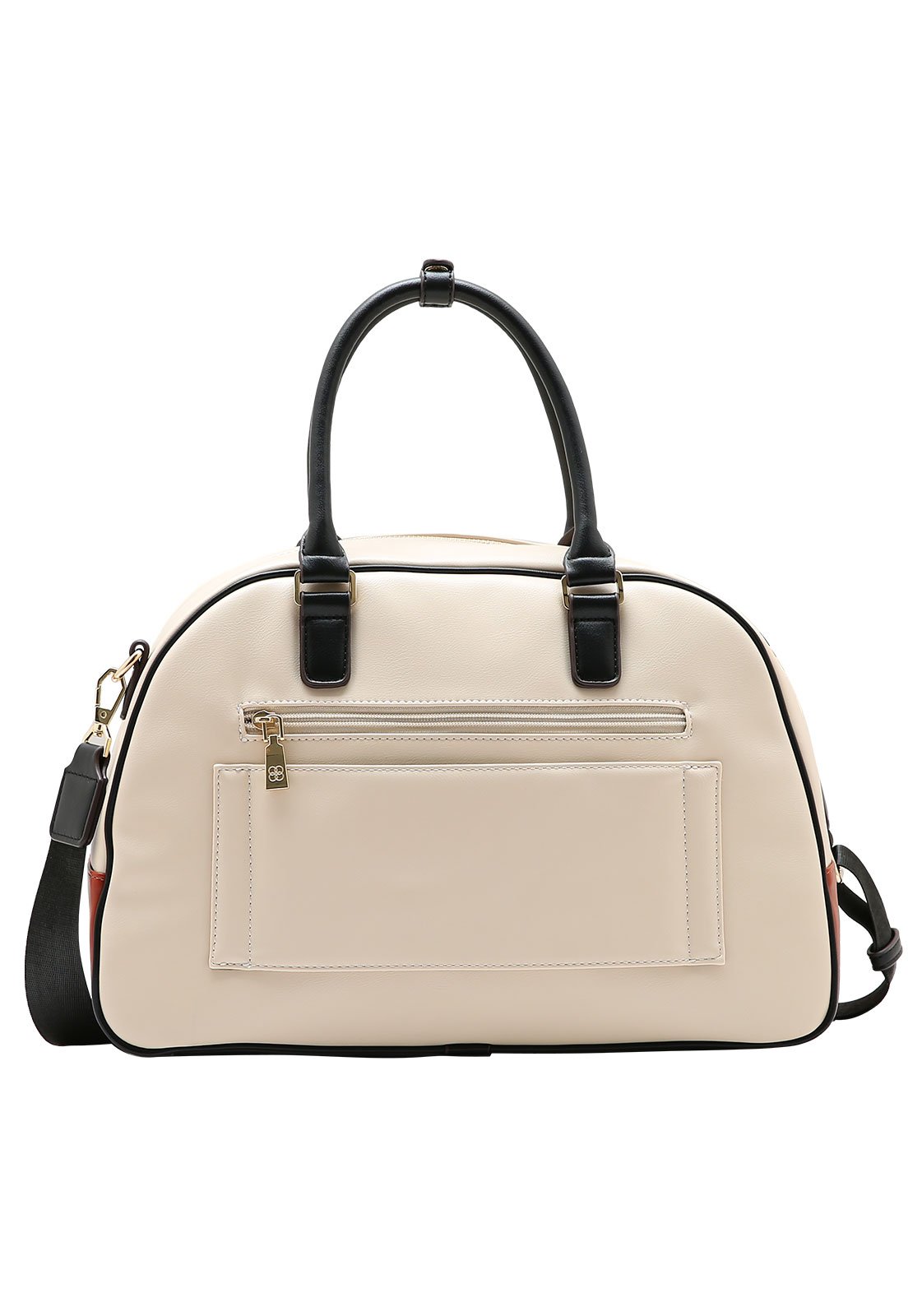 Bolsa Feminina Chenson Sport Chic Com Suporte de Mala Bege 3