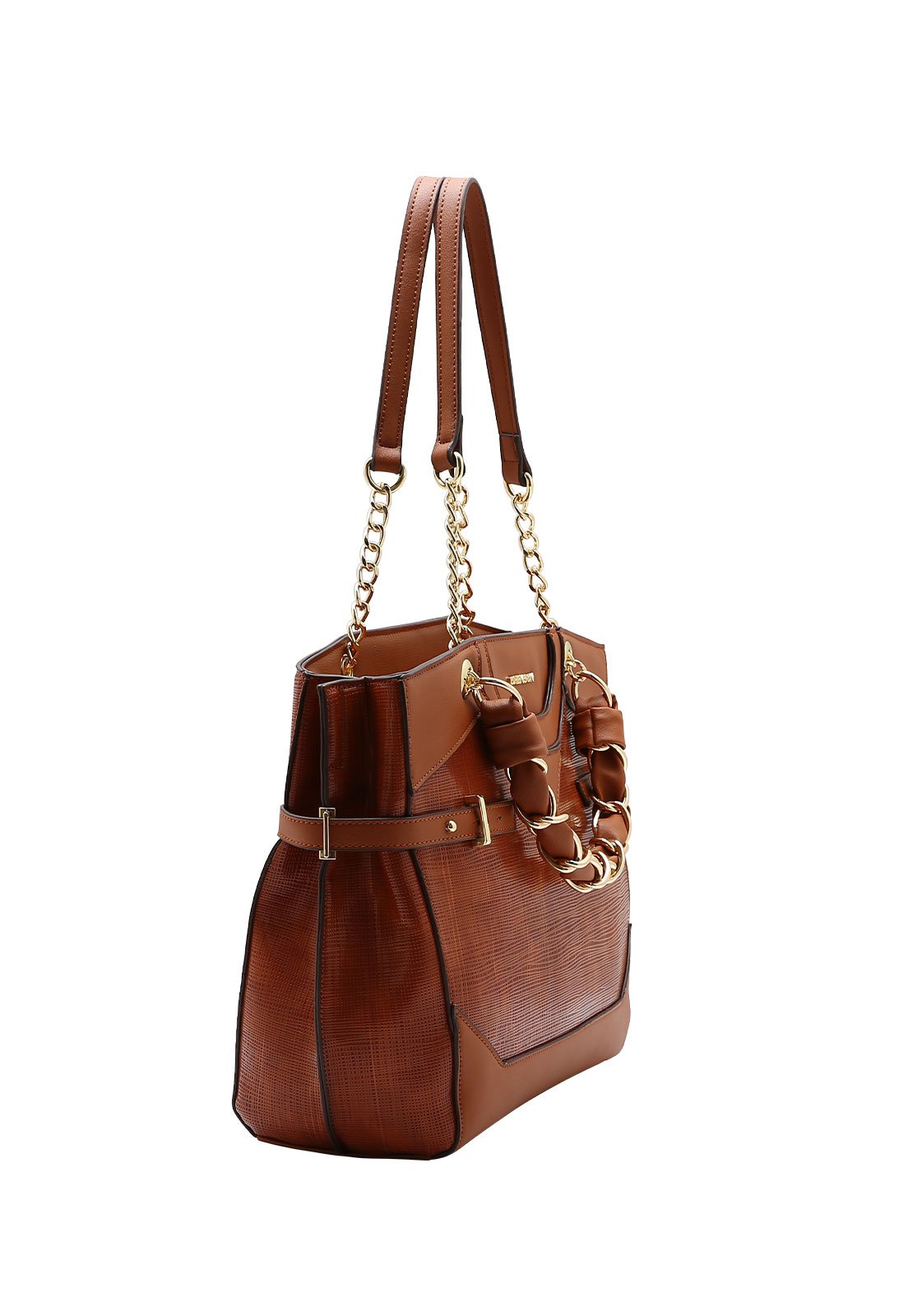 Bolsa Feminina Chenson Luxo Contemporâneo Marrom 2