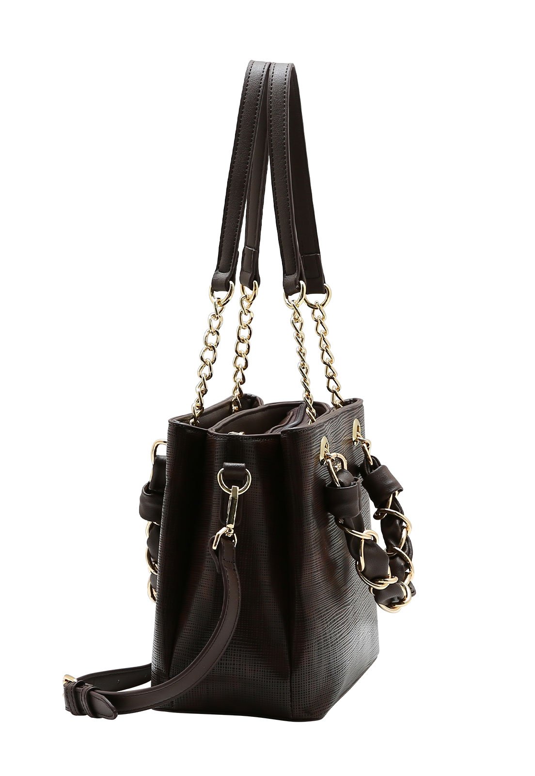 Bolsa Feminina Chenson Luxo Contemporâneo Café 2