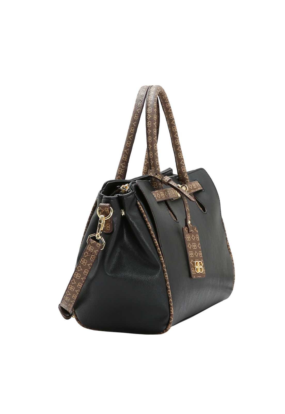 Bolsa Feminina Chenson Detalhe Monograma Preto 2