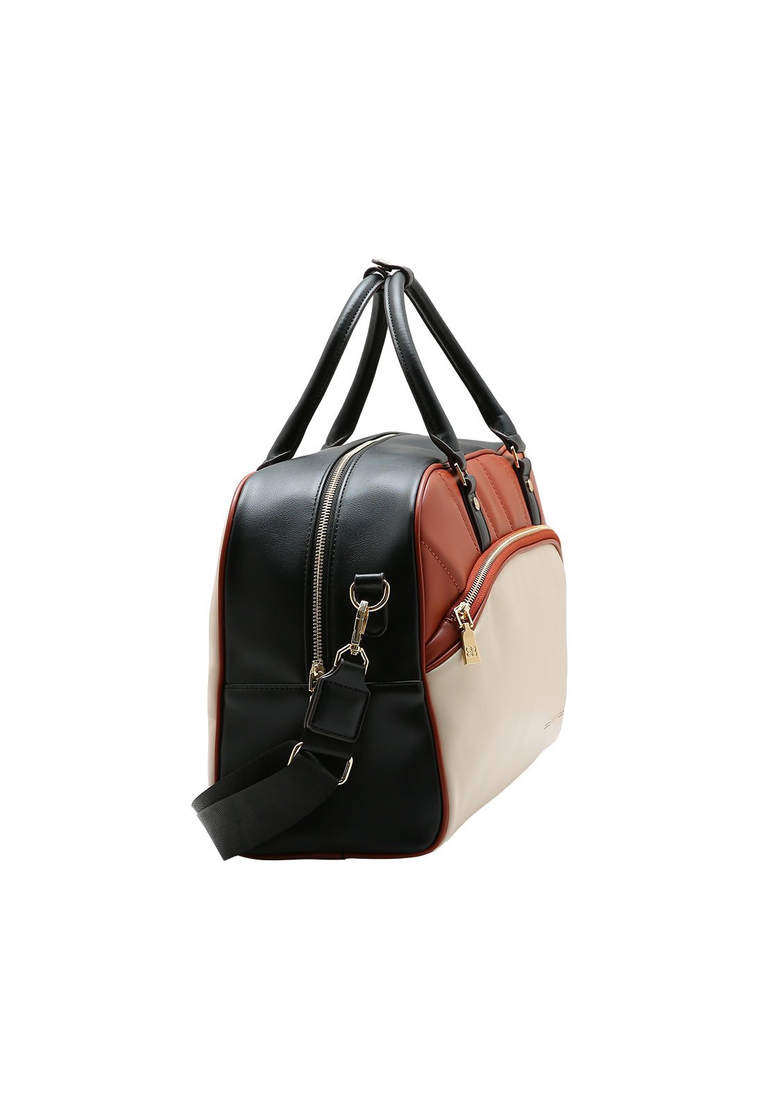 Bolsa Feminina Chenson Sport Chic Com Suporte de Mala Bege 2