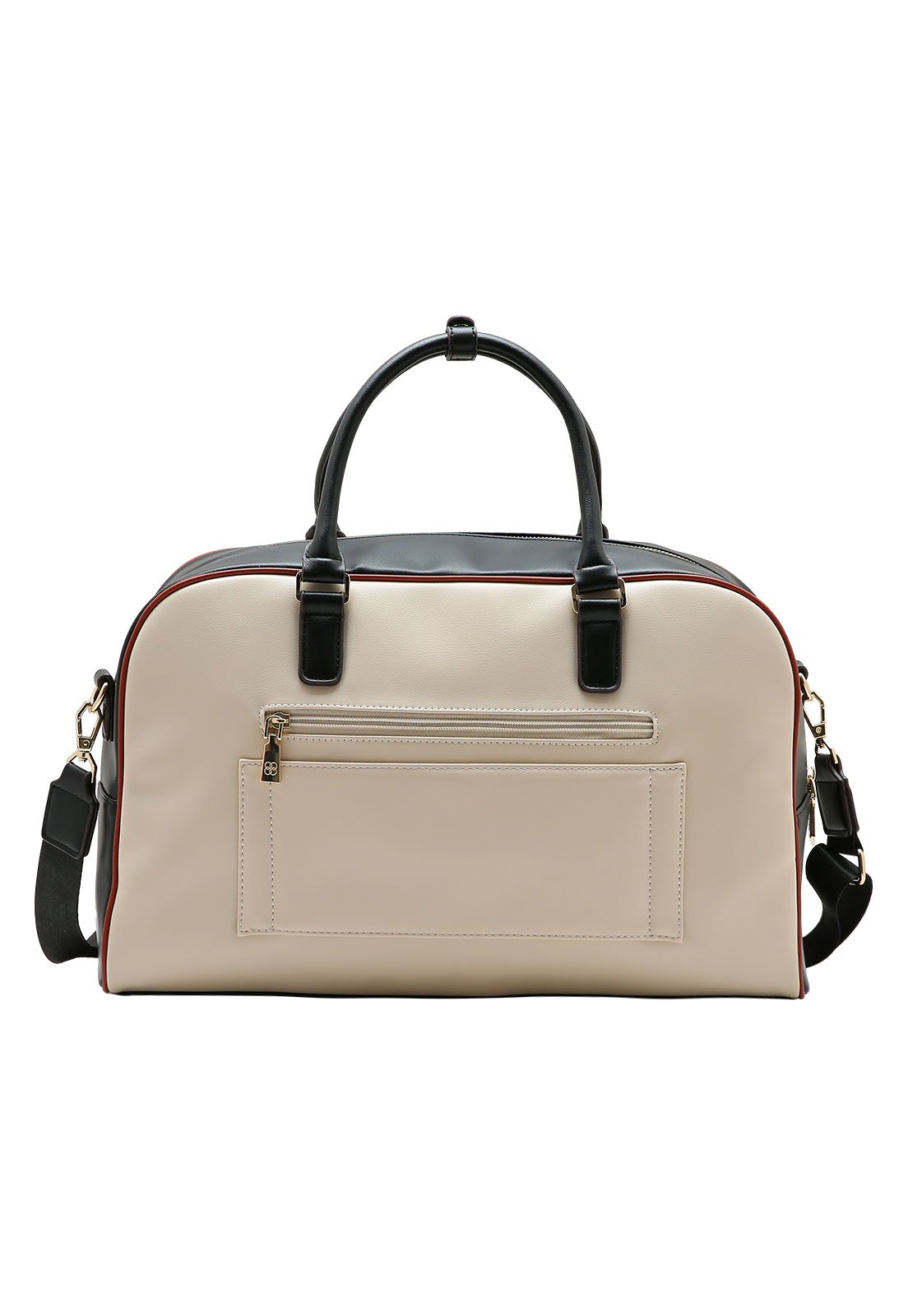 Bolsa Feminina Chenson Sport Chic Com Suporte de Mala Bege 3