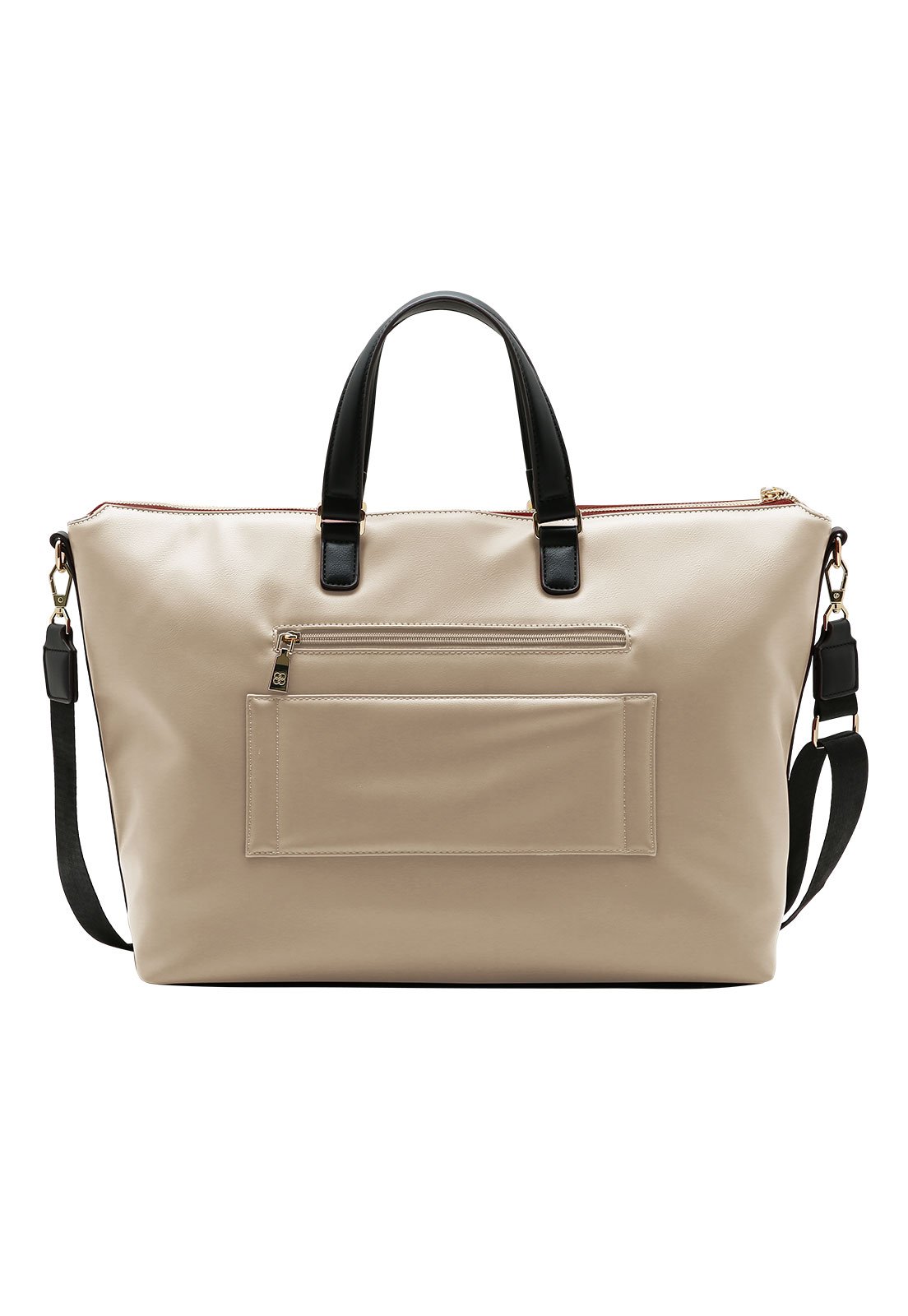 Bolsa Feminina Chenson Sport Chic Com Suporte de Mala Bege 3
