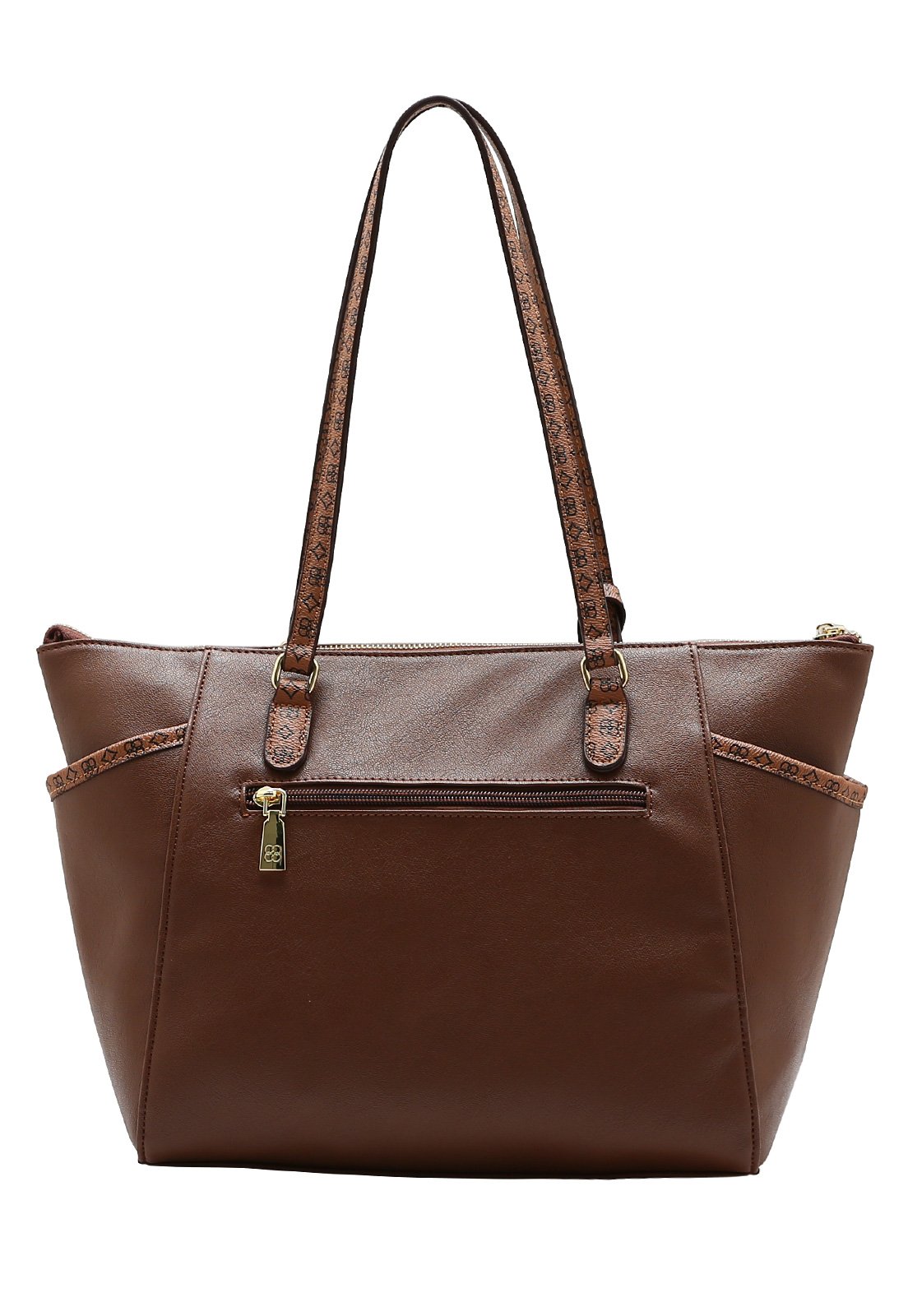 Bolsa Feminina Chenson Ombro Detalhe Monograma Marrom 3