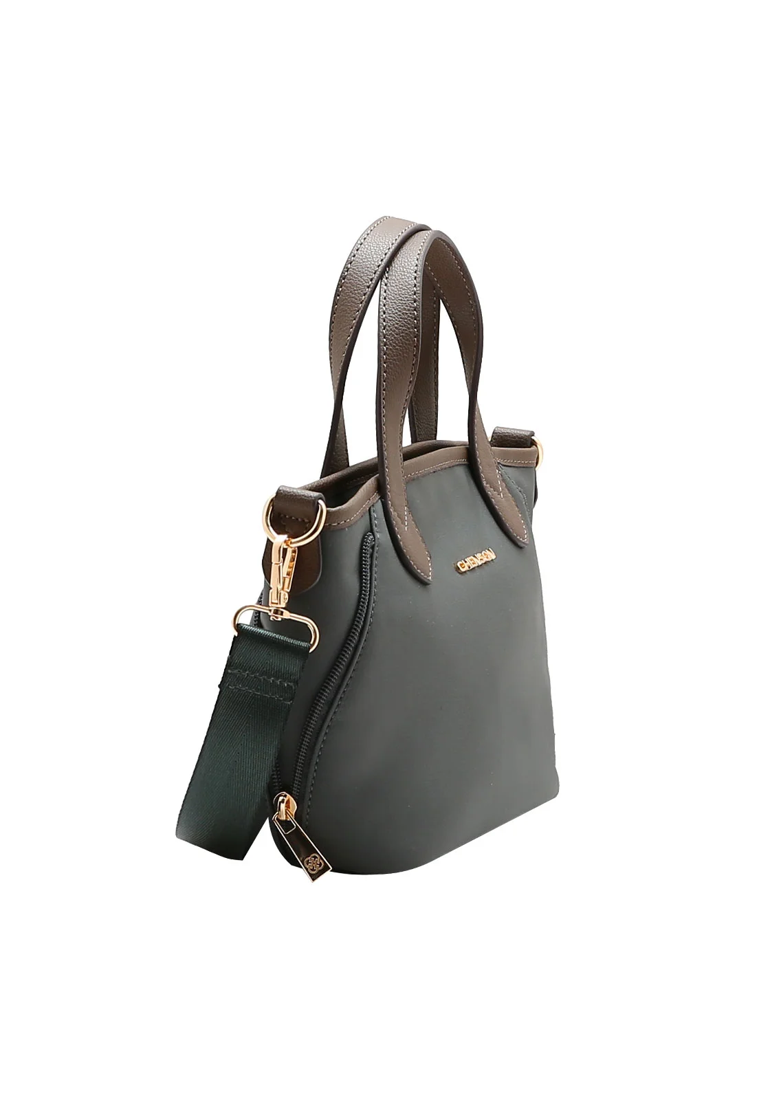 Bolsa Feminina Chenson Mão Microfiber Cinza 2