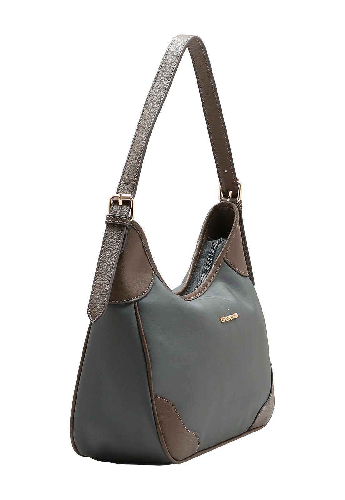 Bolsa Feminina Chenson Mão Microfiber Cinza 2