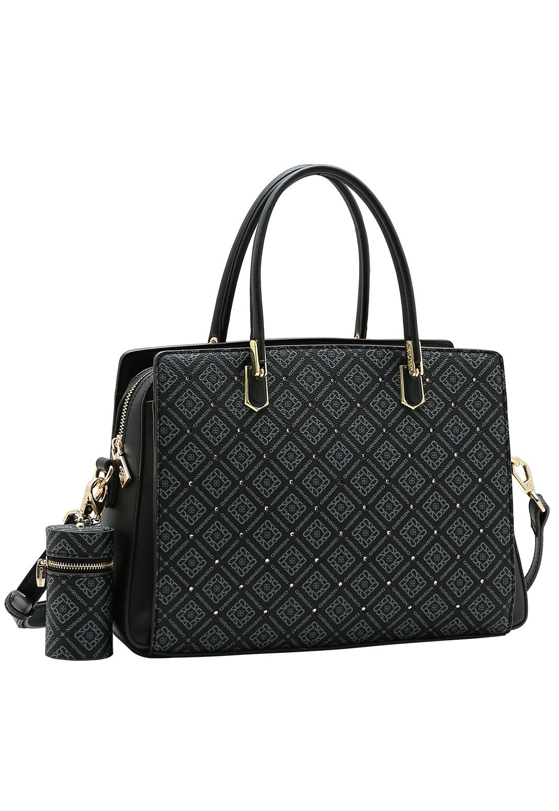 Bolsa Feminina Chenson Mão Monograma Luxo