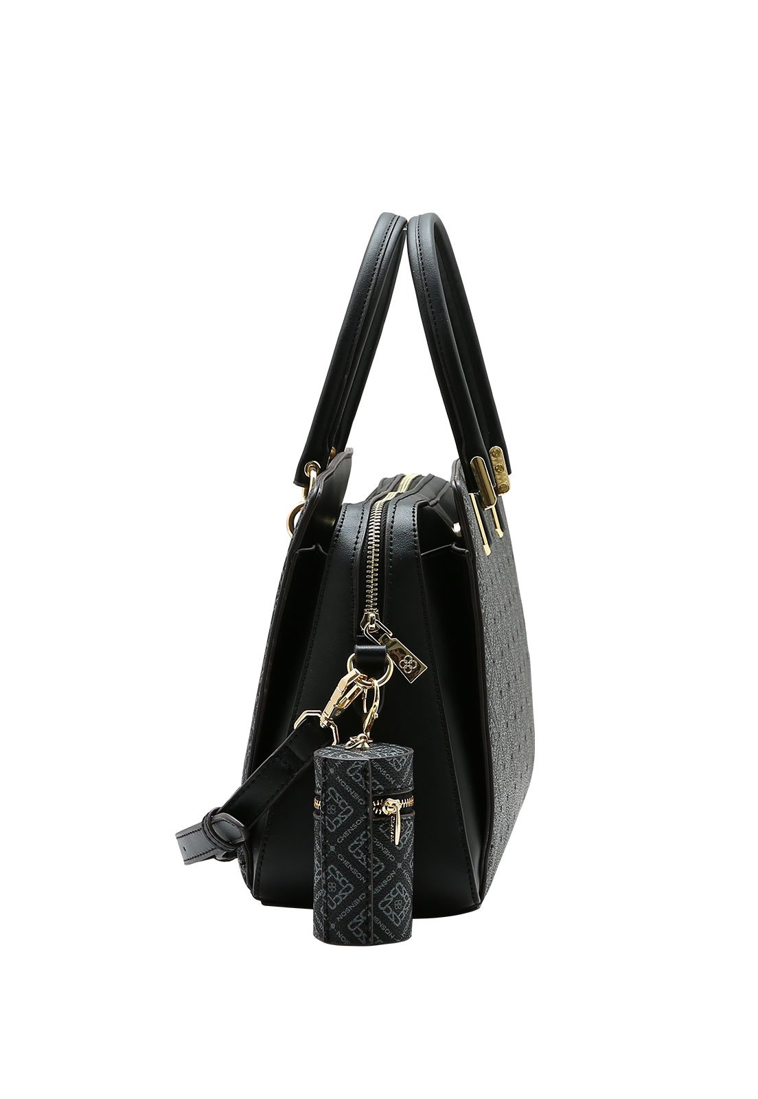 Bolsa Feminina Chenson Mão Monograma Luxo Preto 2