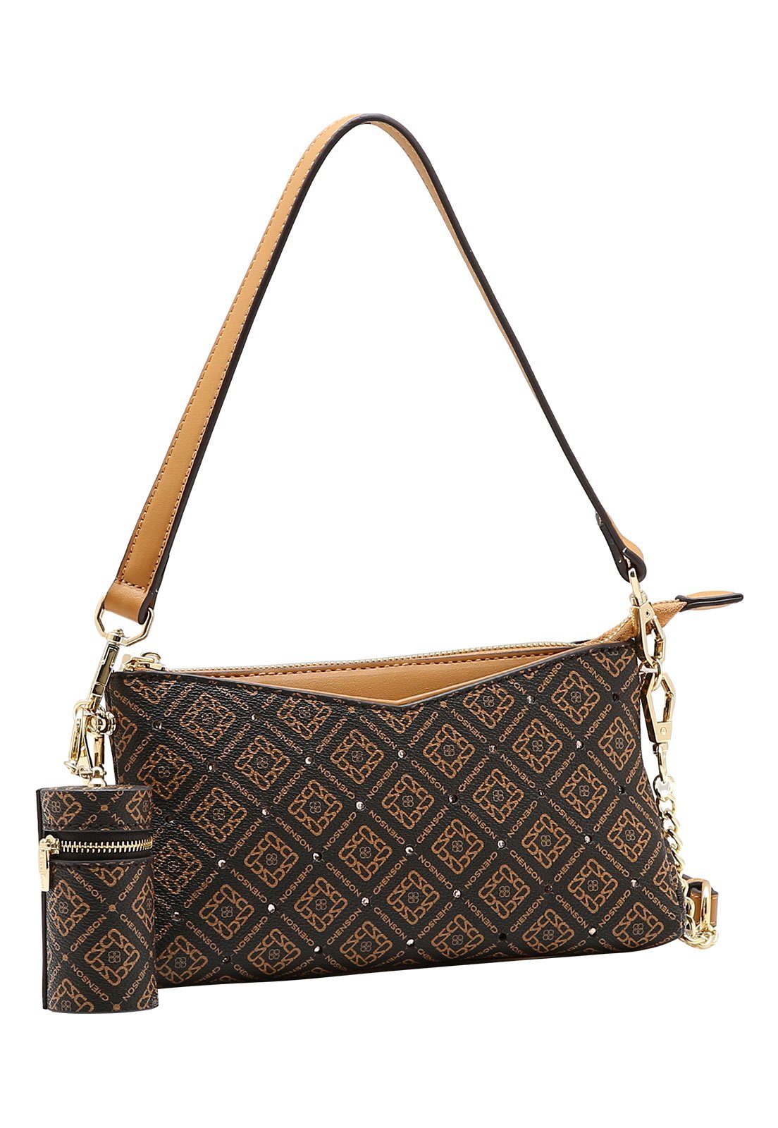 Bolsa Feminina Chenson Versátil Monograma Luxo