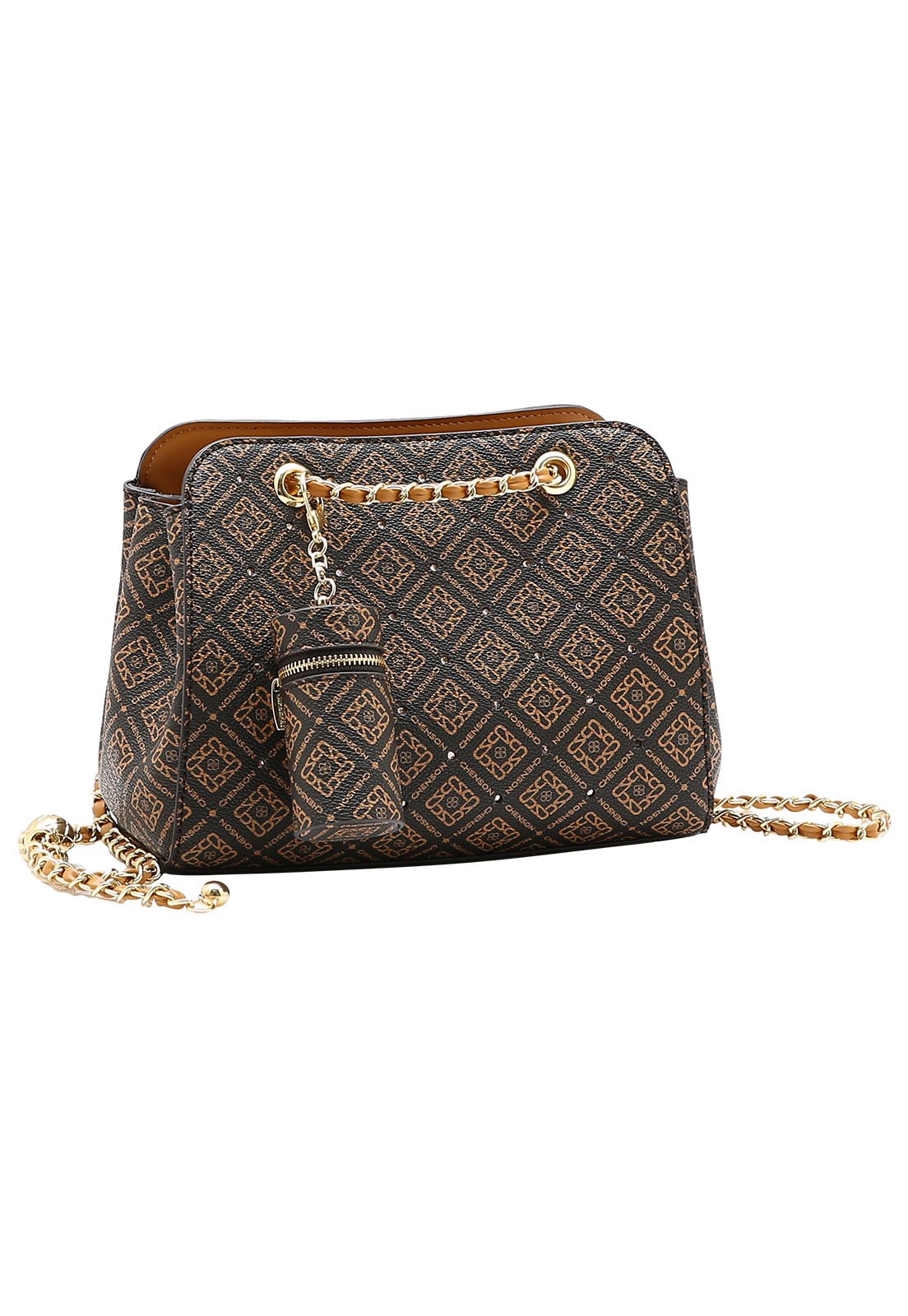 Bolsa Feminina Chenson Versátil Monograma Luxo