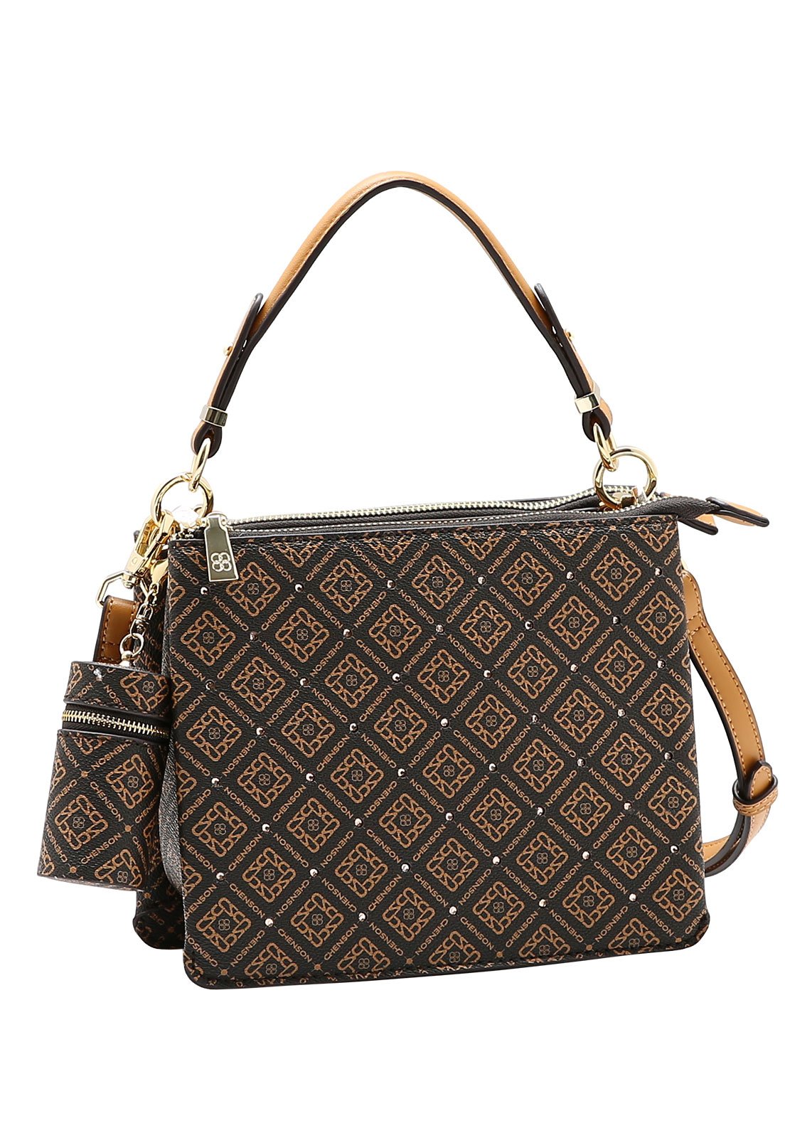Bolsa Feminina Chenson Monograma Luxo