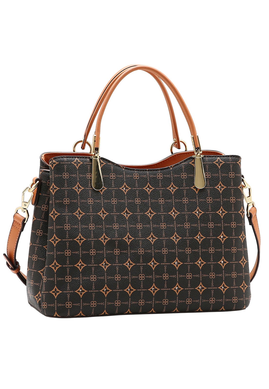 Bolsa Feminina Chenson Mão Monograma Delicado