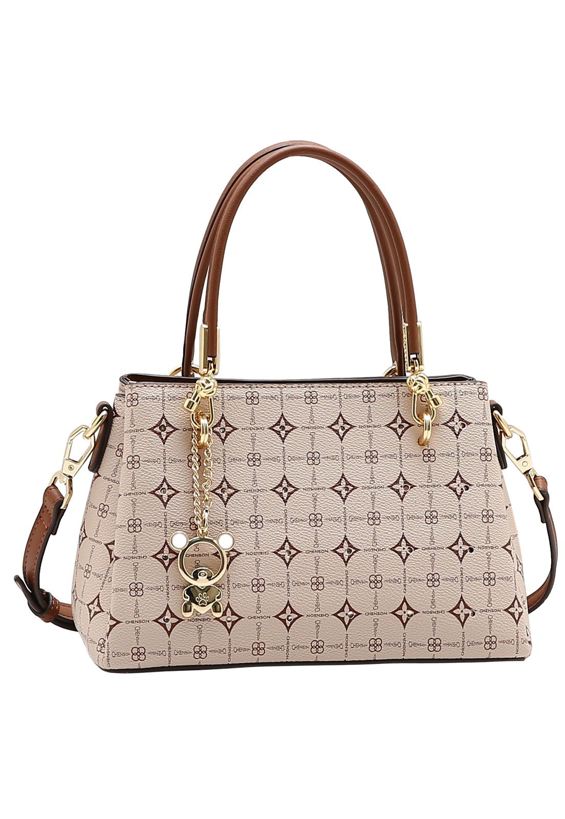 Bolsa Feminina Chenson Mão Monograma Delicado