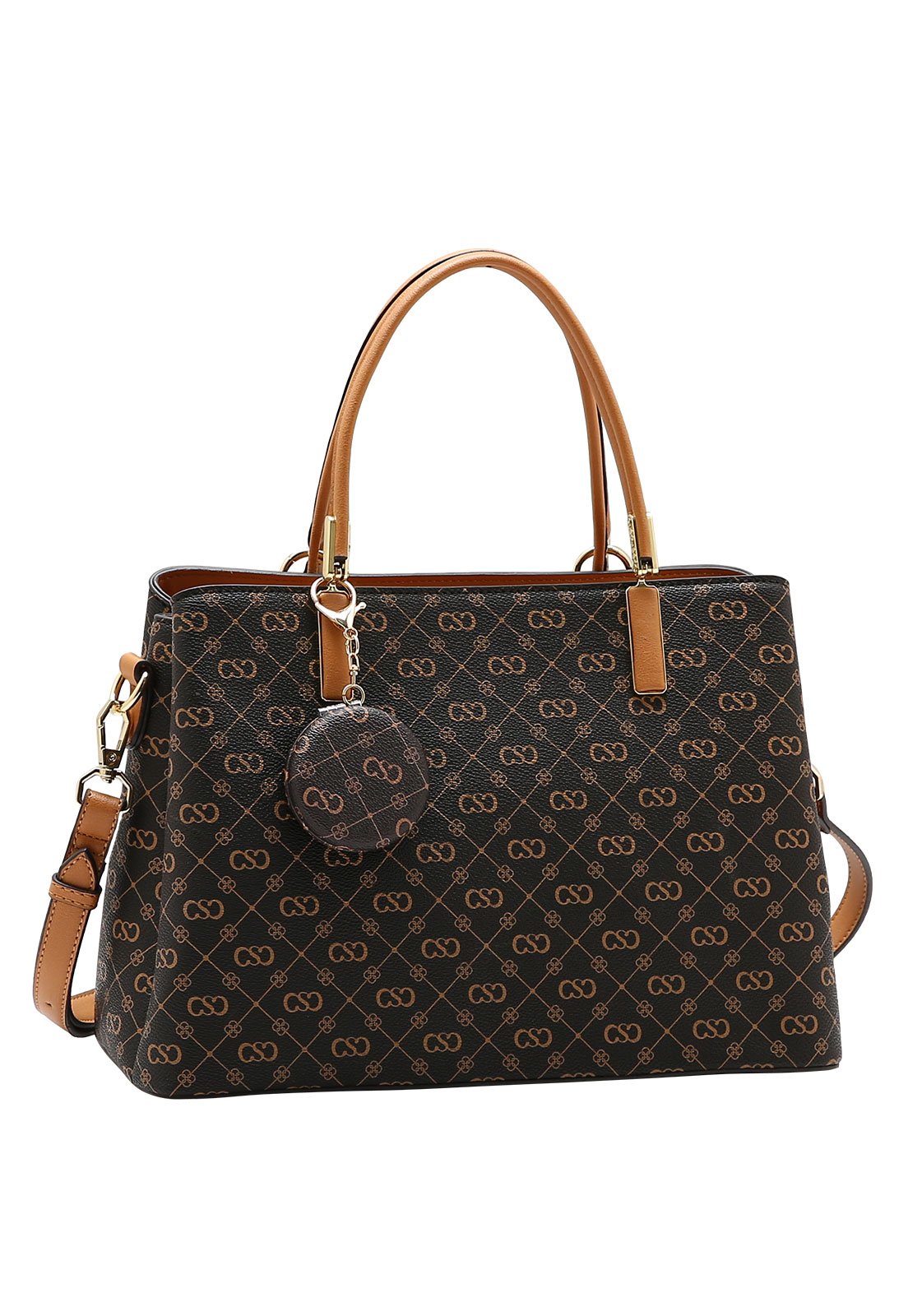 Bolsa Feminina Chenson Mão Monograma Elegance