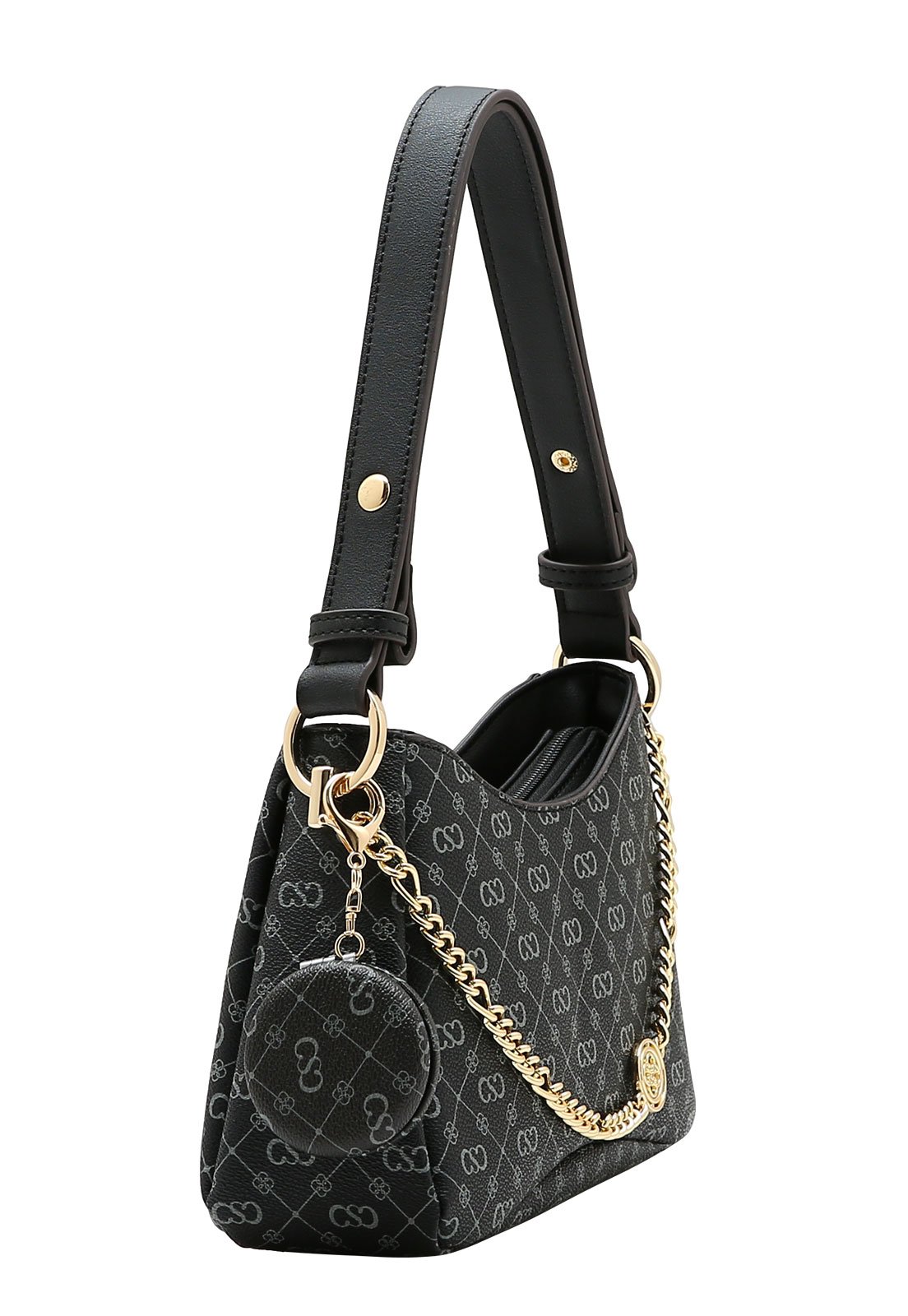 Bolsa Feminina Chenson Monograma Elegance Preto 2