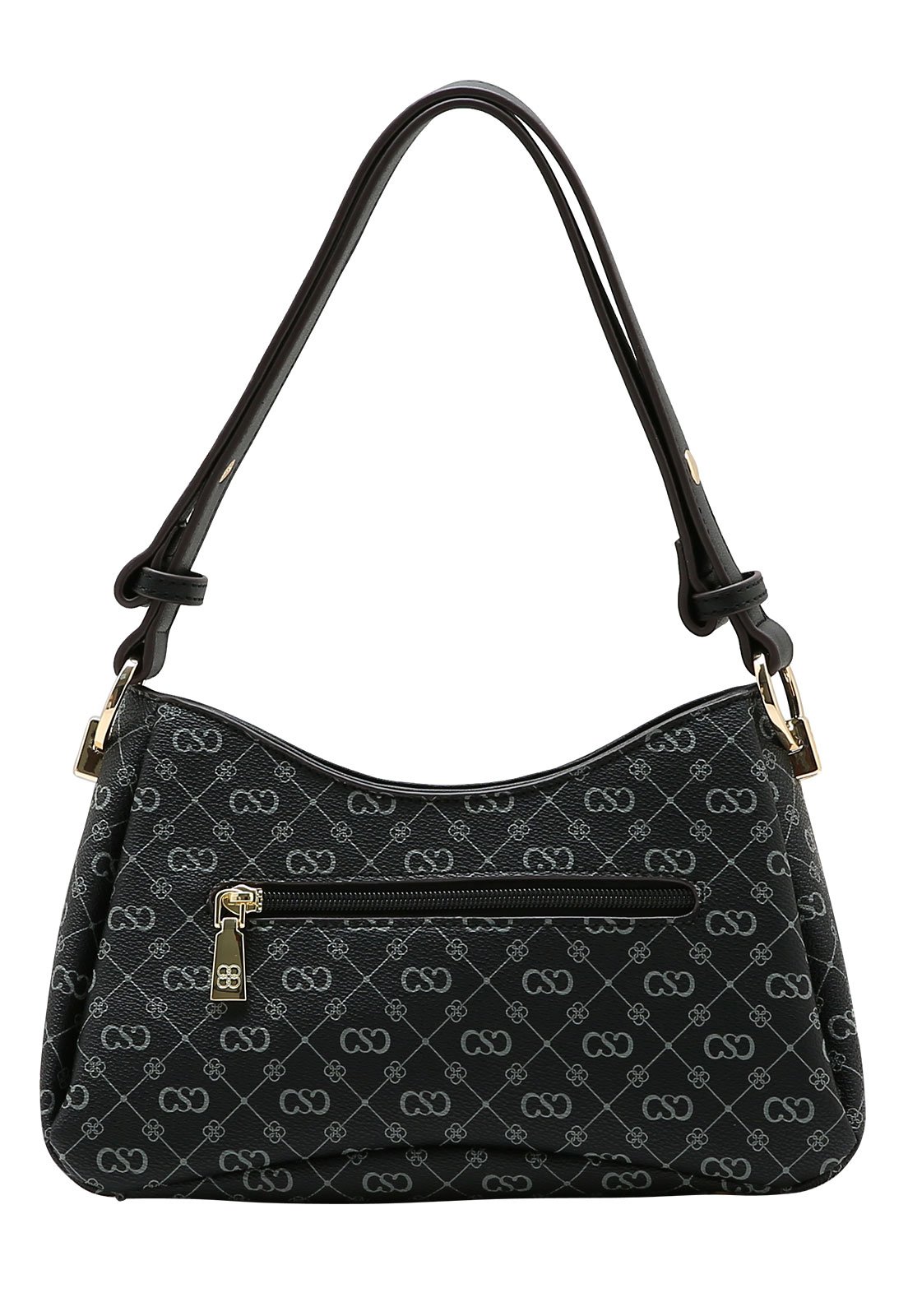 Bolsa Feminina Chenson Monograma Elegance Preto 3