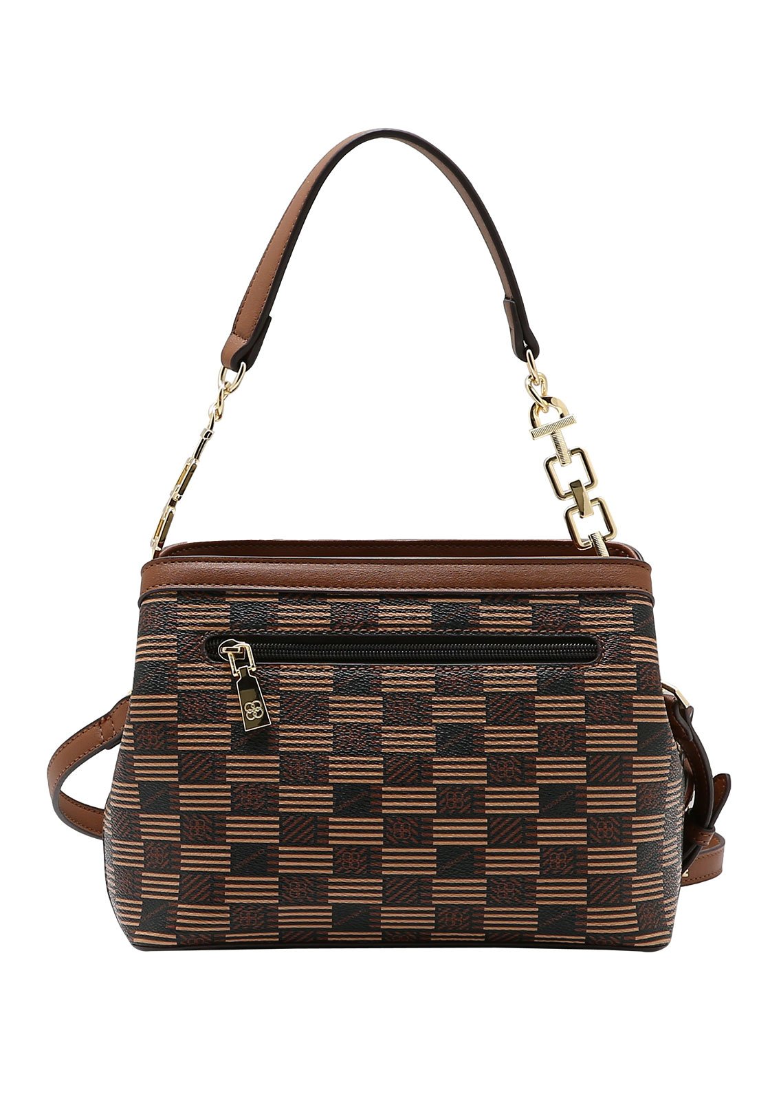 Bolsa Feminina Chenson Mão Art Monograma Café 3