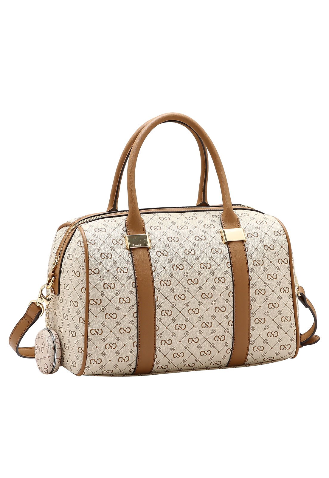 Bolsa Feminina Chenson Baú Monograma Elegance