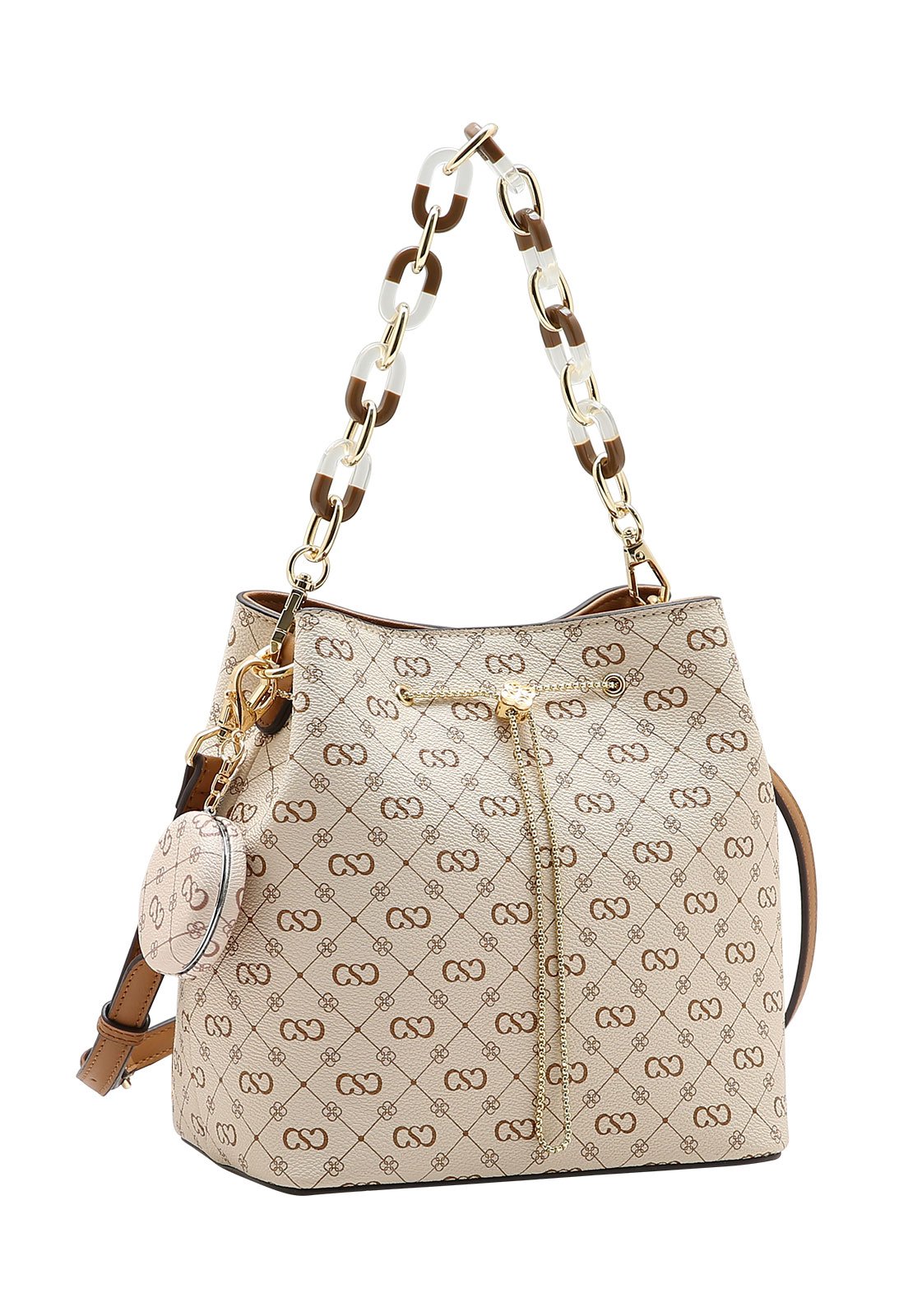 Bolsa Feminina Chenson Versátil Monograma Elegance