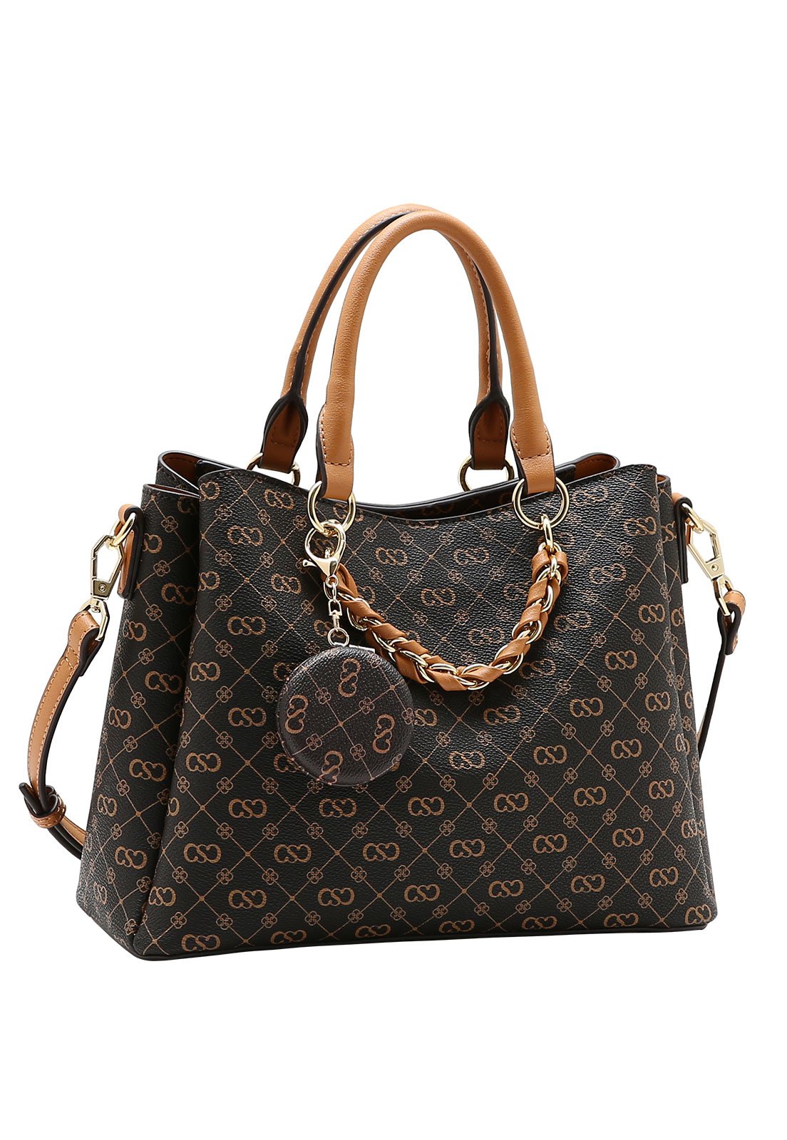 Bolsa Feminina Chenson Mão Monograma Elegance