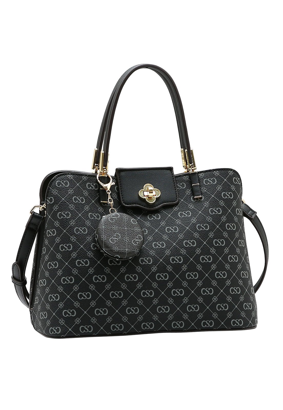 Bolsa Feminina Chenson Mão Monograma Elegance