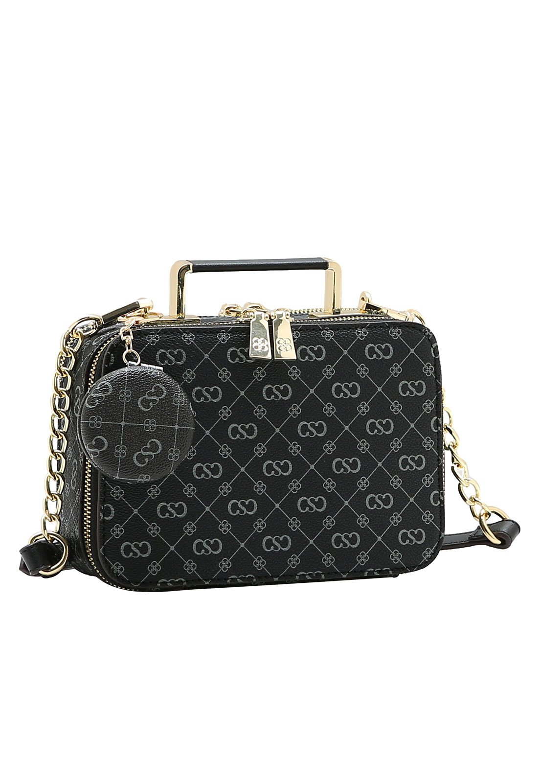 Bolsa Feminina Chenson Mão Monograma Elegance