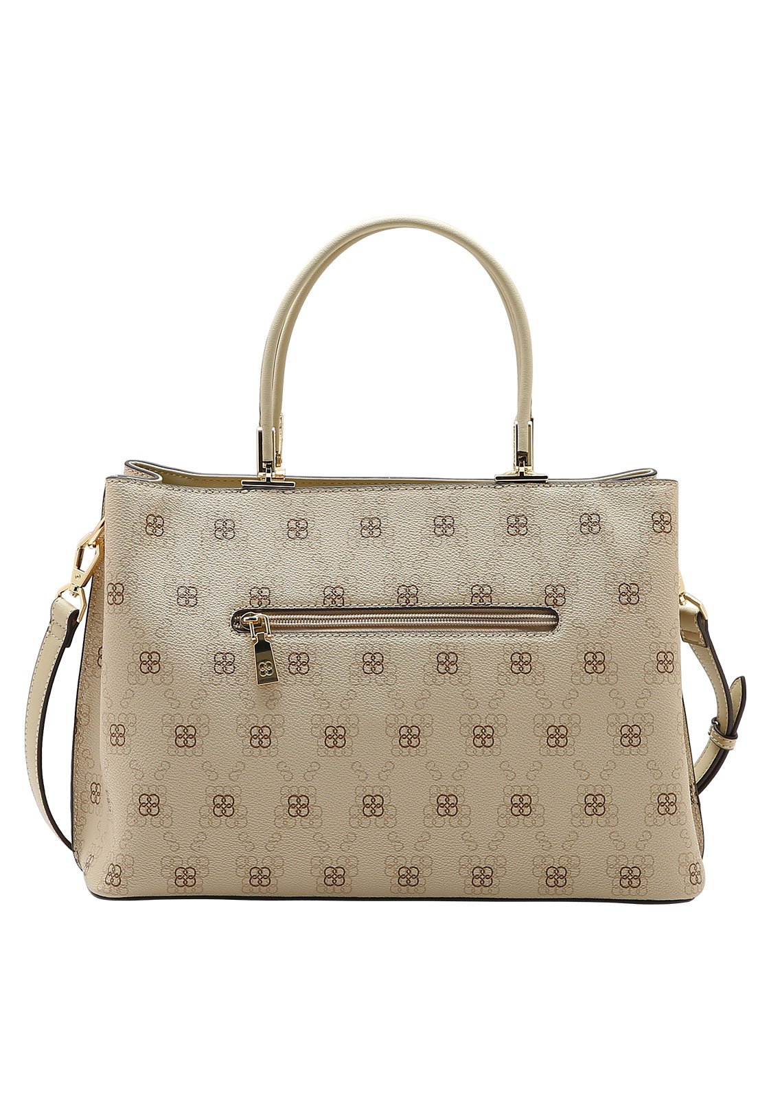 Bolsa Feminina Chenson Mão New Monograma Bege 3