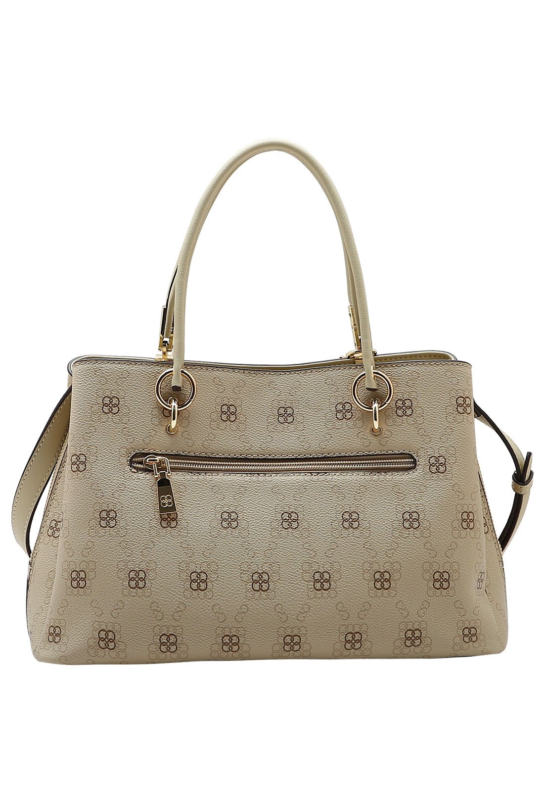 Bolsa Feminina Chenson Mão New Monograma Bege 3