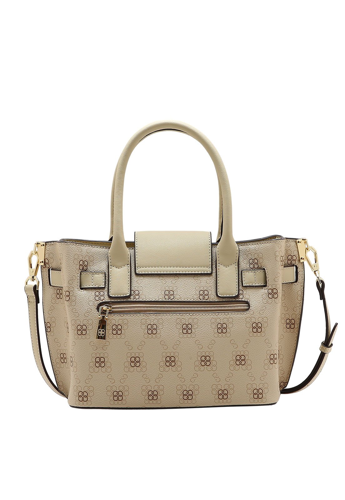 Bolsa Feminina Chenson Mão New Monograma Bege 3