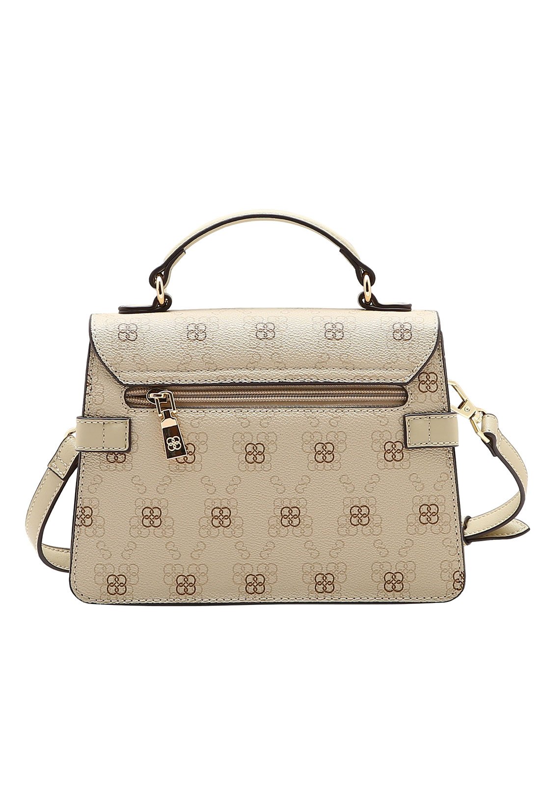 Bolsa Feminina Chenson Mão New Monograma Bege 3