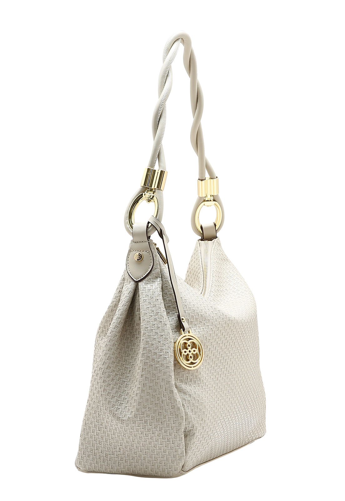 Bolsa Feminina Chenson Ombro Ferragem Chic Bege 2