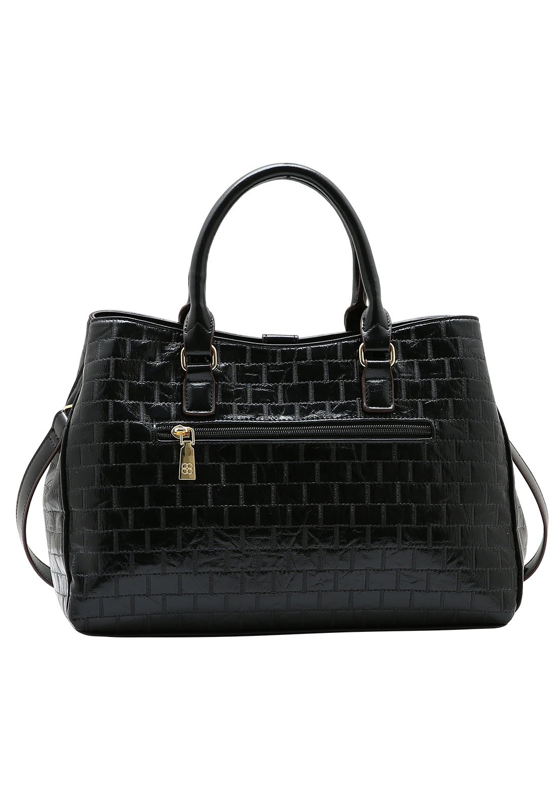 Bolsa Feminina Chenson Mão Matelasse Elegance Preto 3